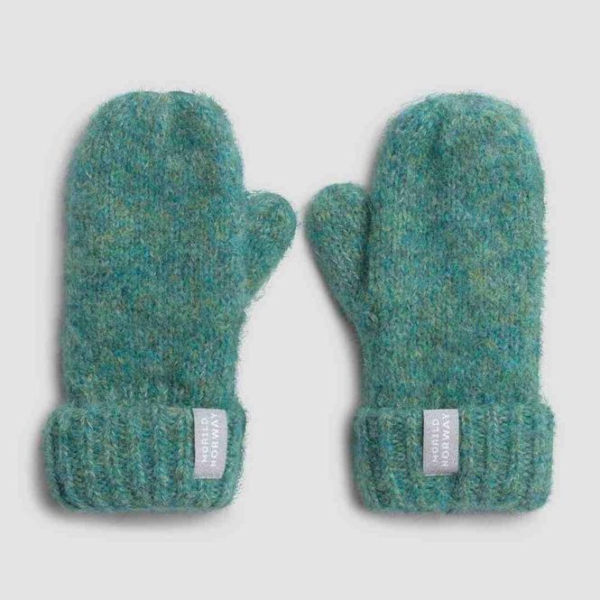 Hovedbilde Morild Bibbi Fleece Votter med refleks, ocean