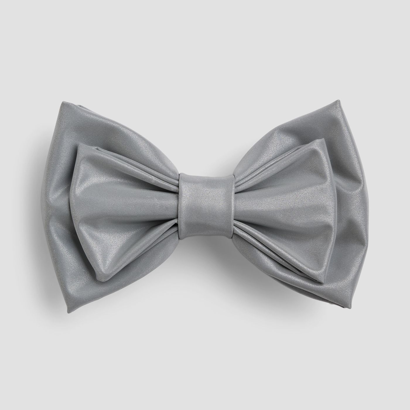 Morild Sløyfe med refleks stor dobbel , sølv