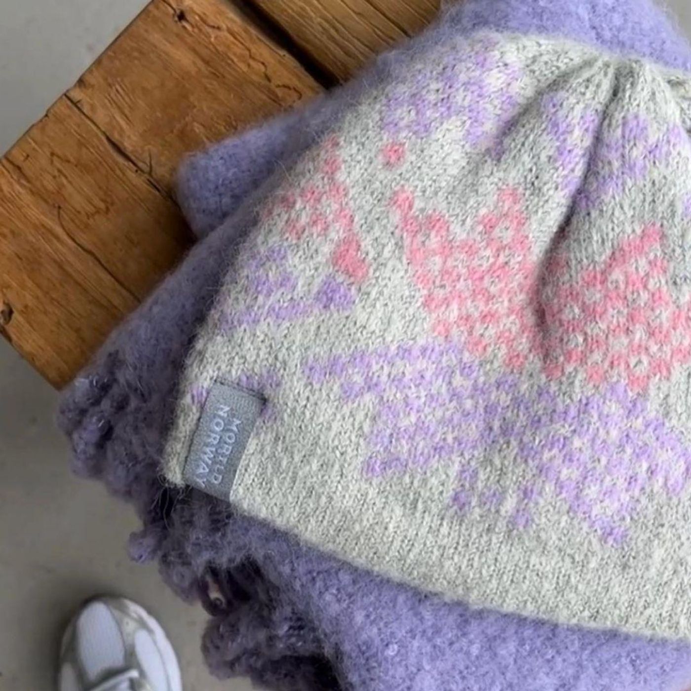 Morild Tradisjon lue med refleks, Rosa/Kitt