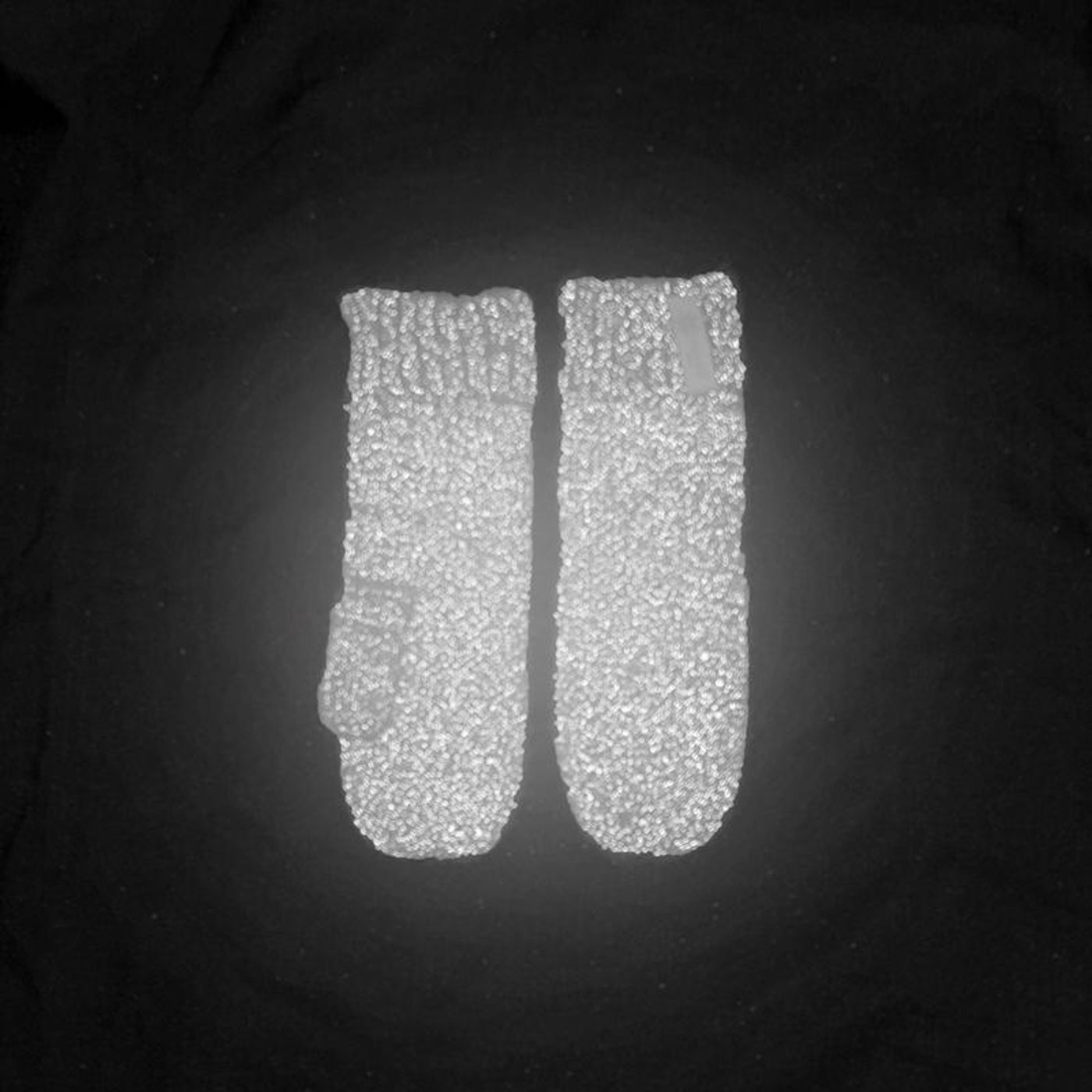 Lulu votter med refleks, grå