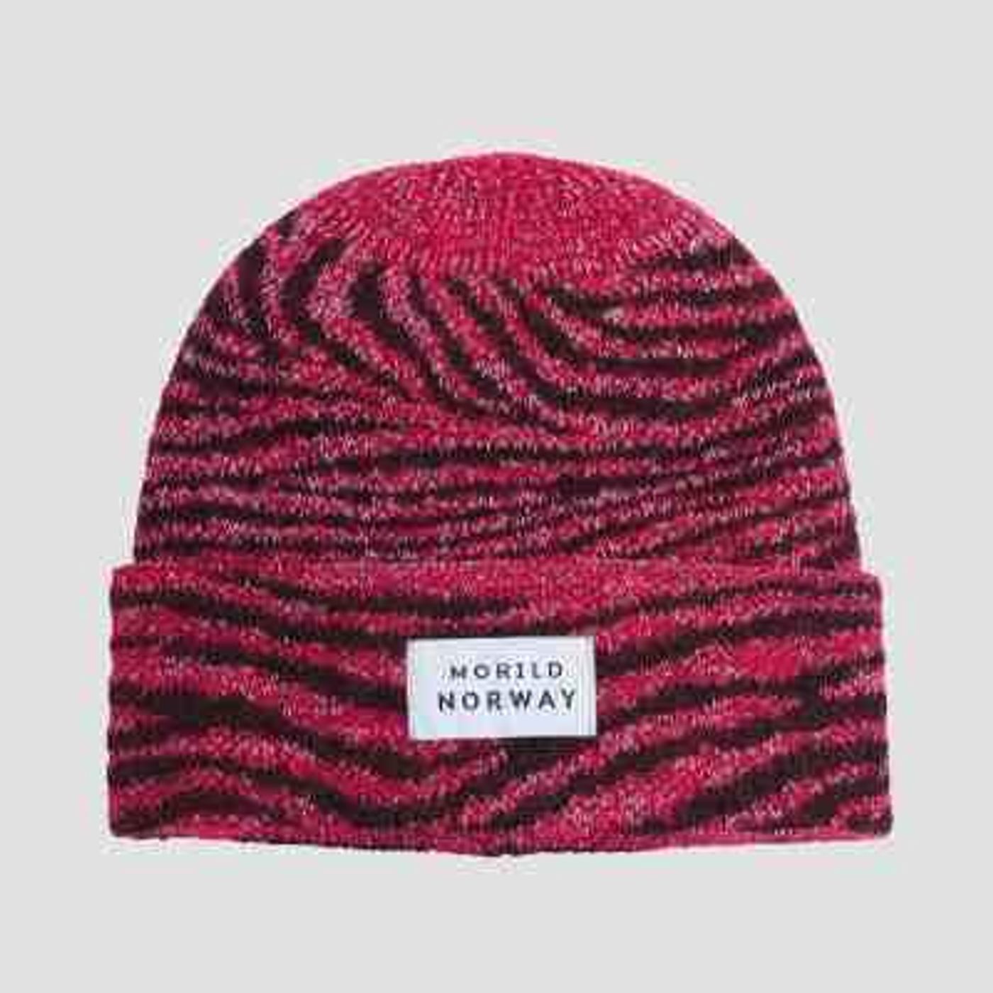 Morild sebra lue med refleks, cherry/bordeaux