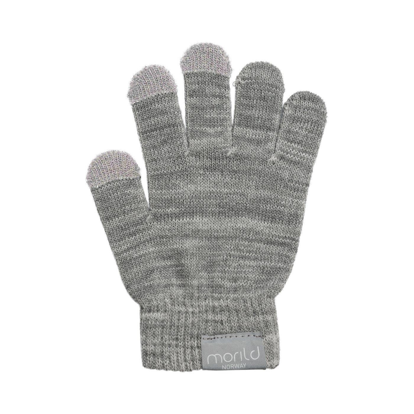 Morild Grid fingervanter med refleks 2-pk, grå