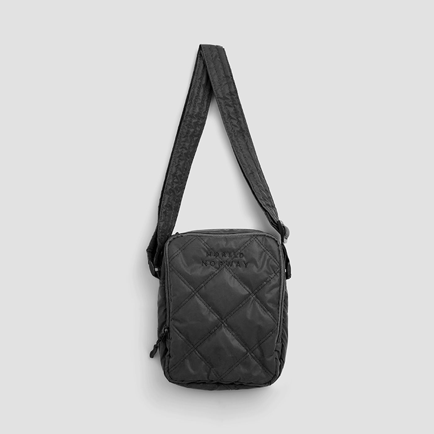 Morild Se Meg Quilt Zip Bag med refleks, sort