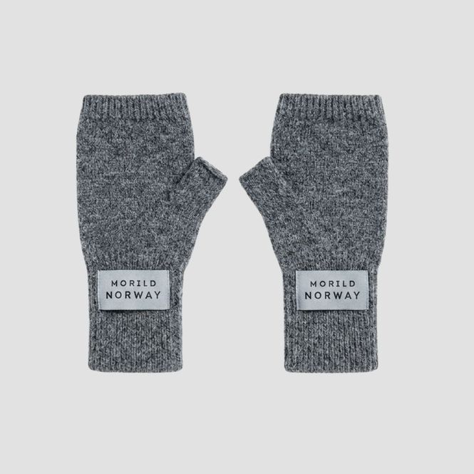 Hovedbilde Morild Soft Knit Pulsvarmer med refleks, grå