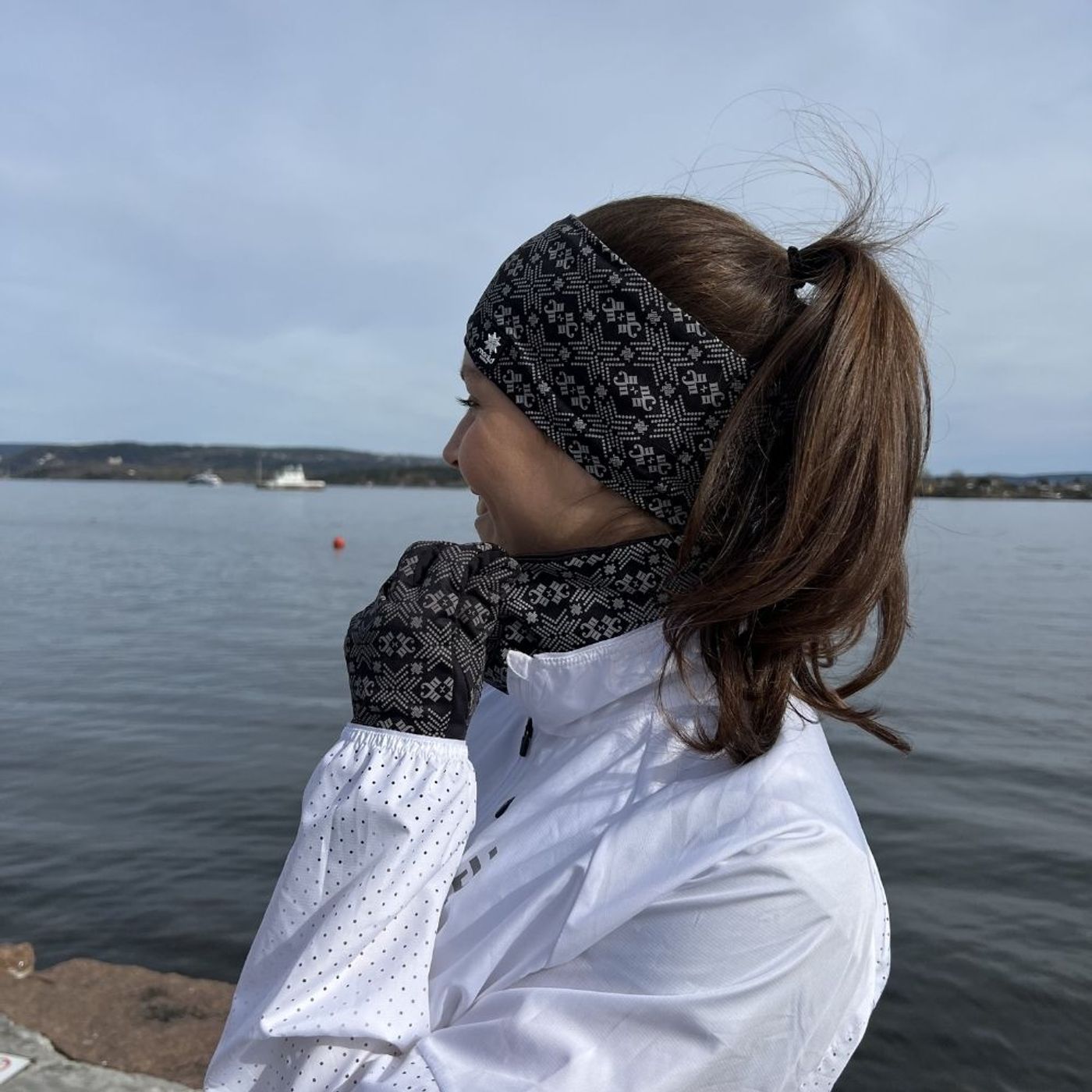 Morild Glitre resirkulert hanske med refleks, sort