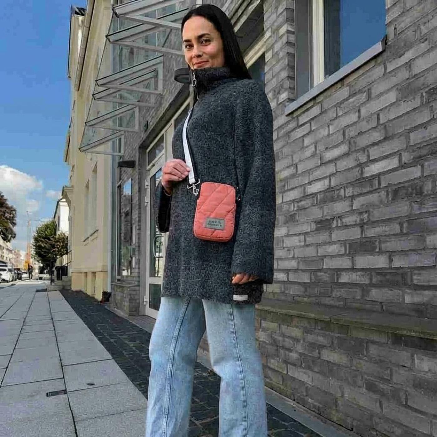 Morild Bli Sett Phone Bag med refleks, rododendron