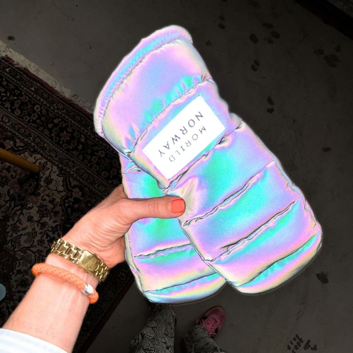 Morild Bli Sett votter med refleks, sort