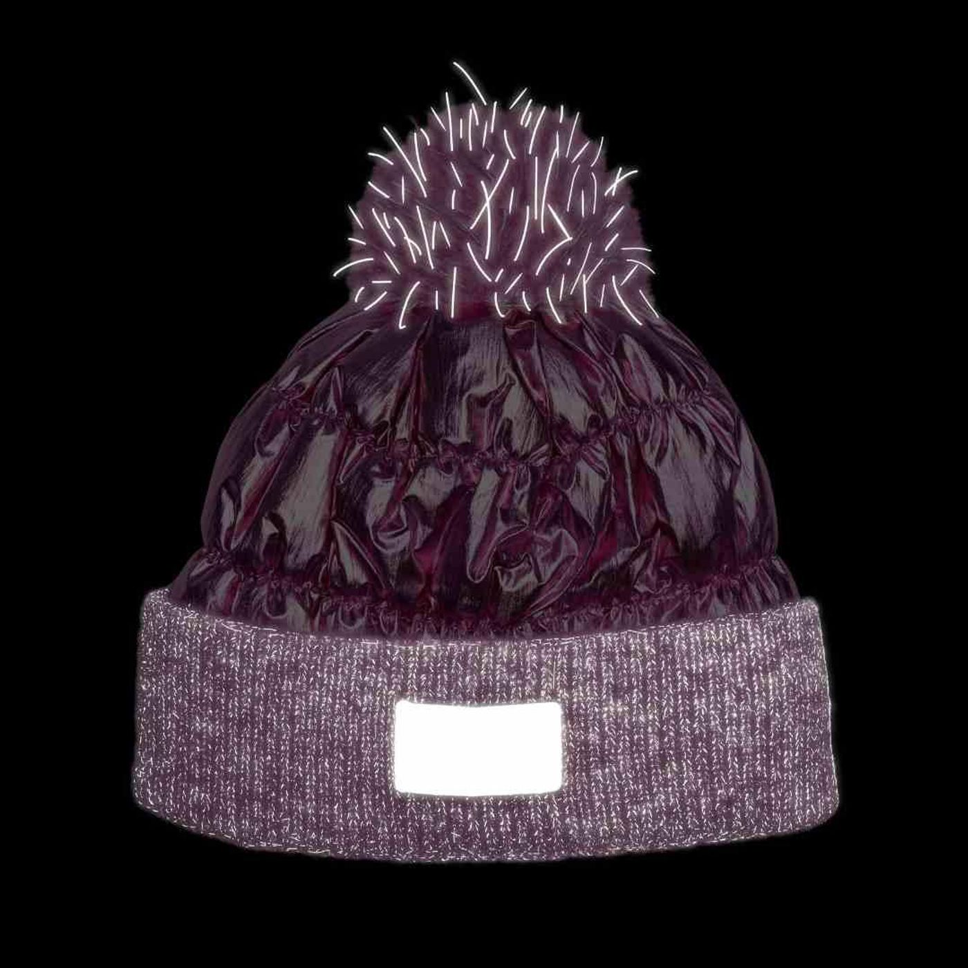 Morild Glam lue med refleks, blå