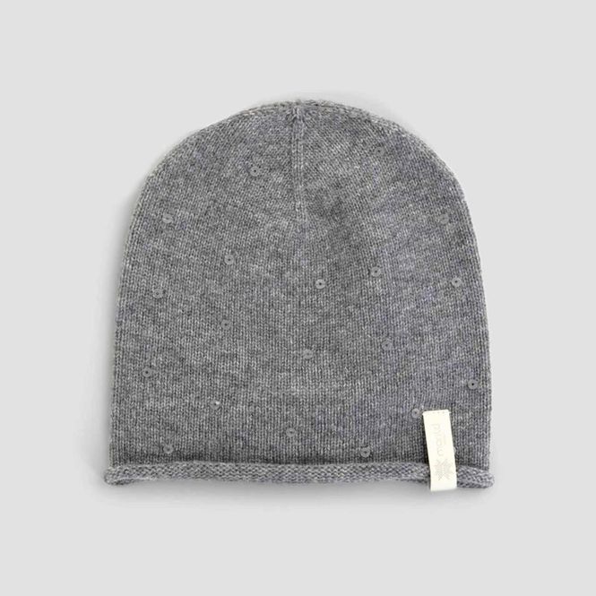 Hovedbilde Morild Kashmir lue med refleks, grå