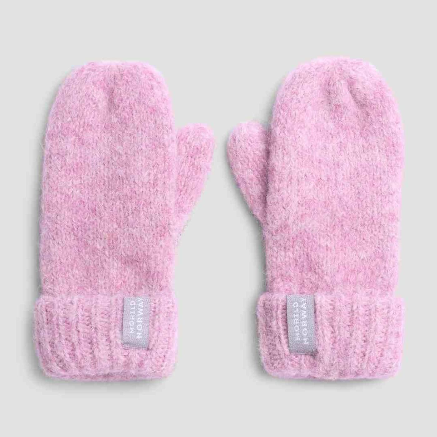 Morild Bibbi Fleece Votter med refleks, rosa