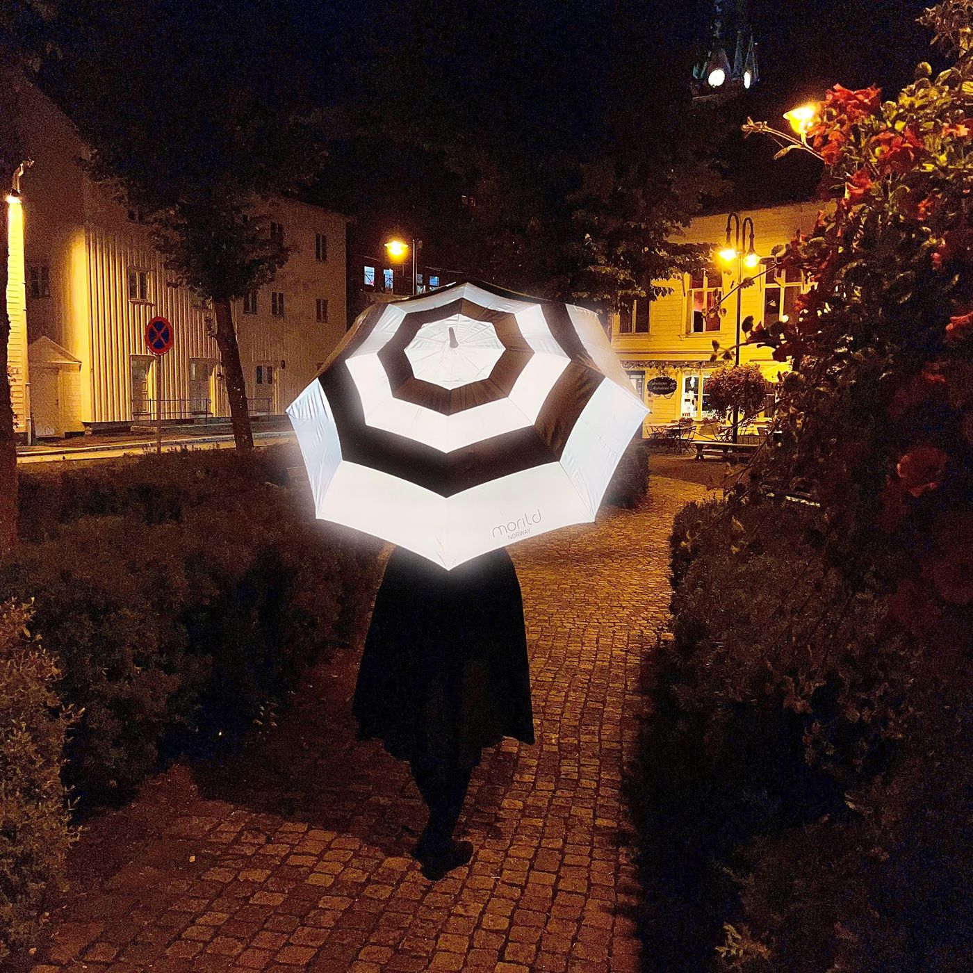 Morild Skur Paraply med refleks, 105 cm 