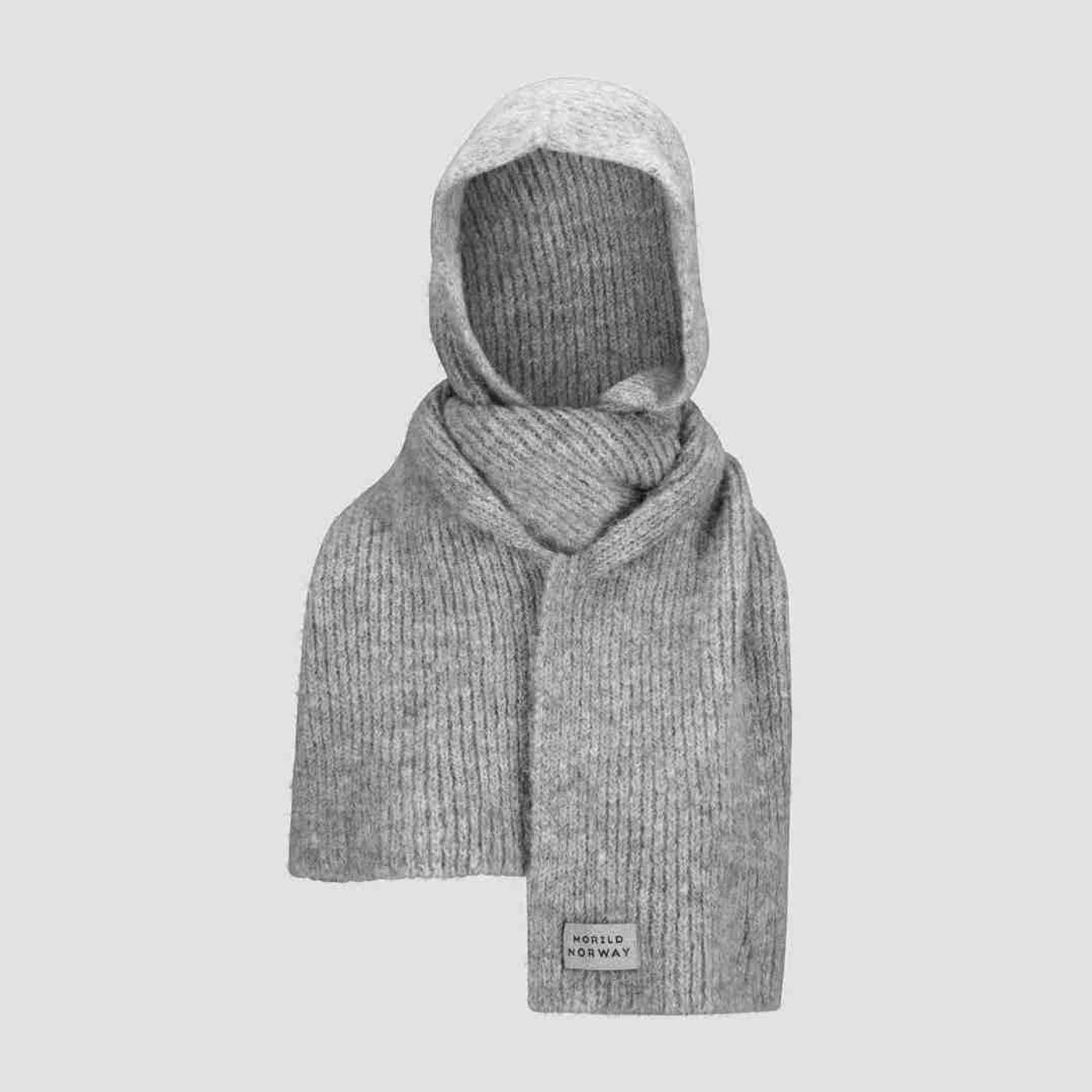 Morild Bibbi hood skjerf med refleks, grå