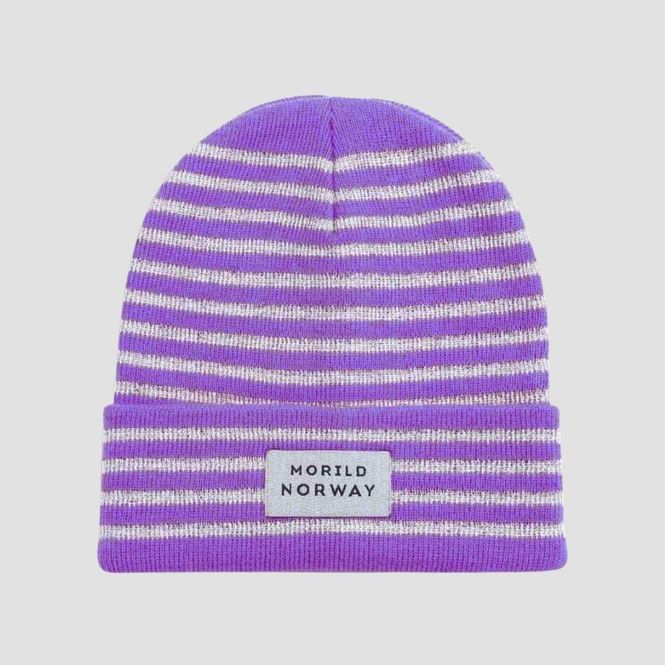 Hovedbilde Morild Refleks Stripe Lue med refleks, lilla