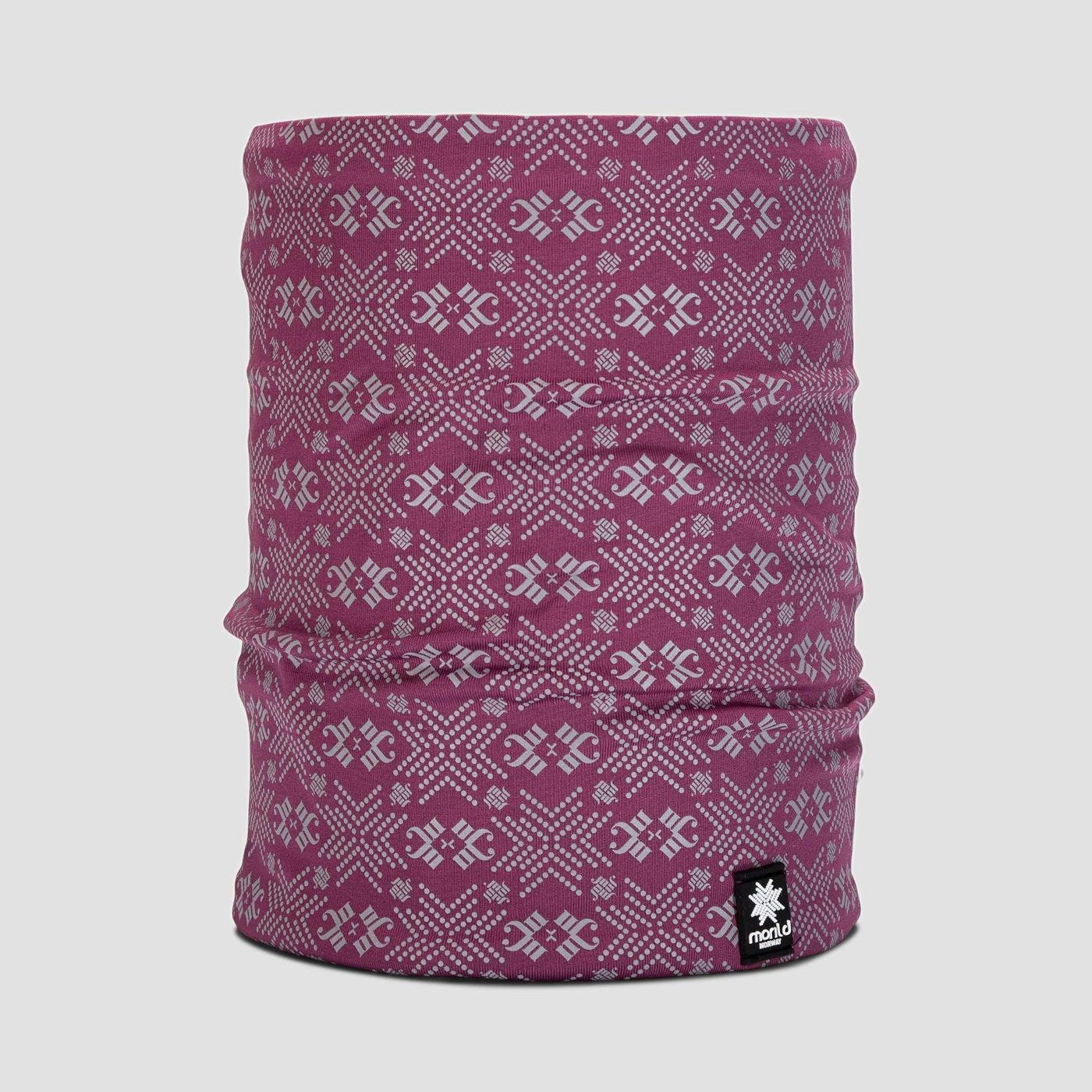 Morild Glitre resirkulert hals med refleks, plomme