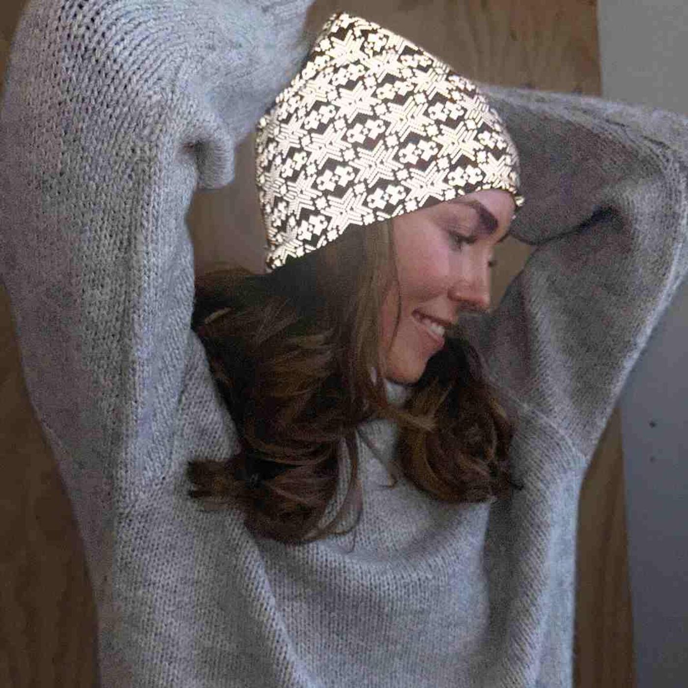 Morild Glitre lue med refleks,brun