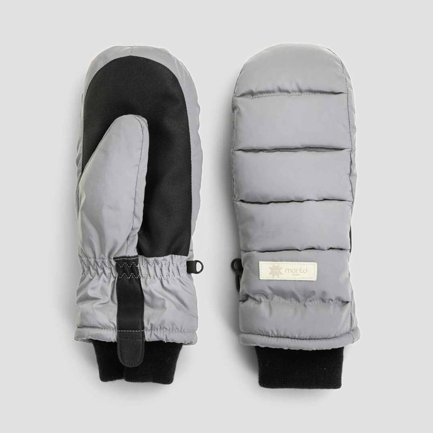 Morild Glød votter med refleks, sølv