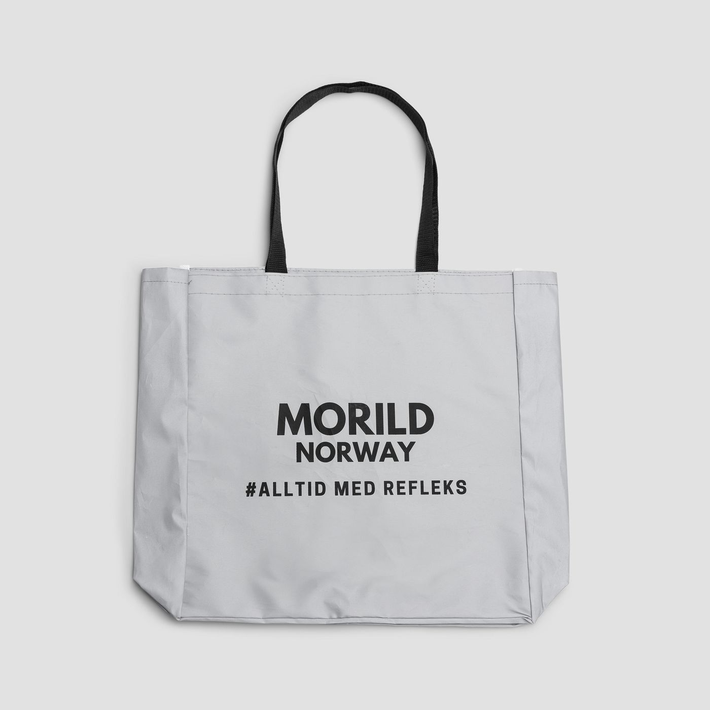 Morild Logo Shopping Bag, sølv